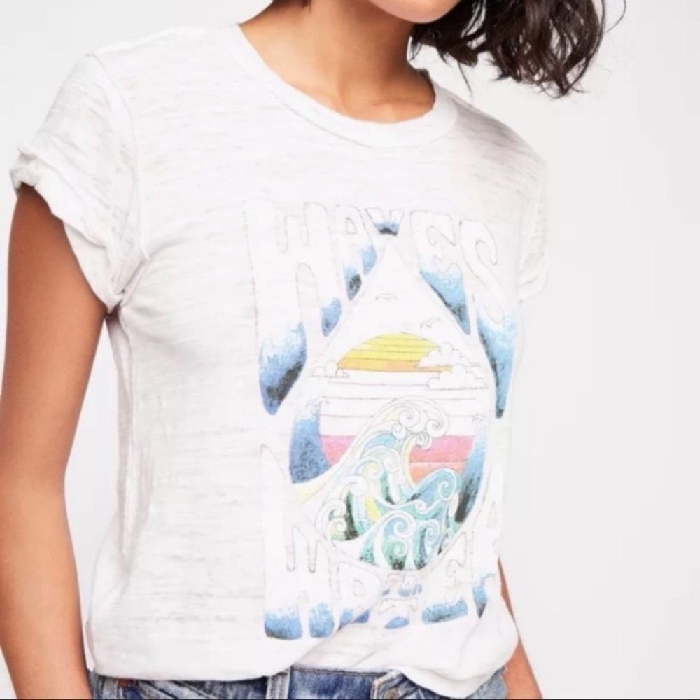 Free people waves for water tee